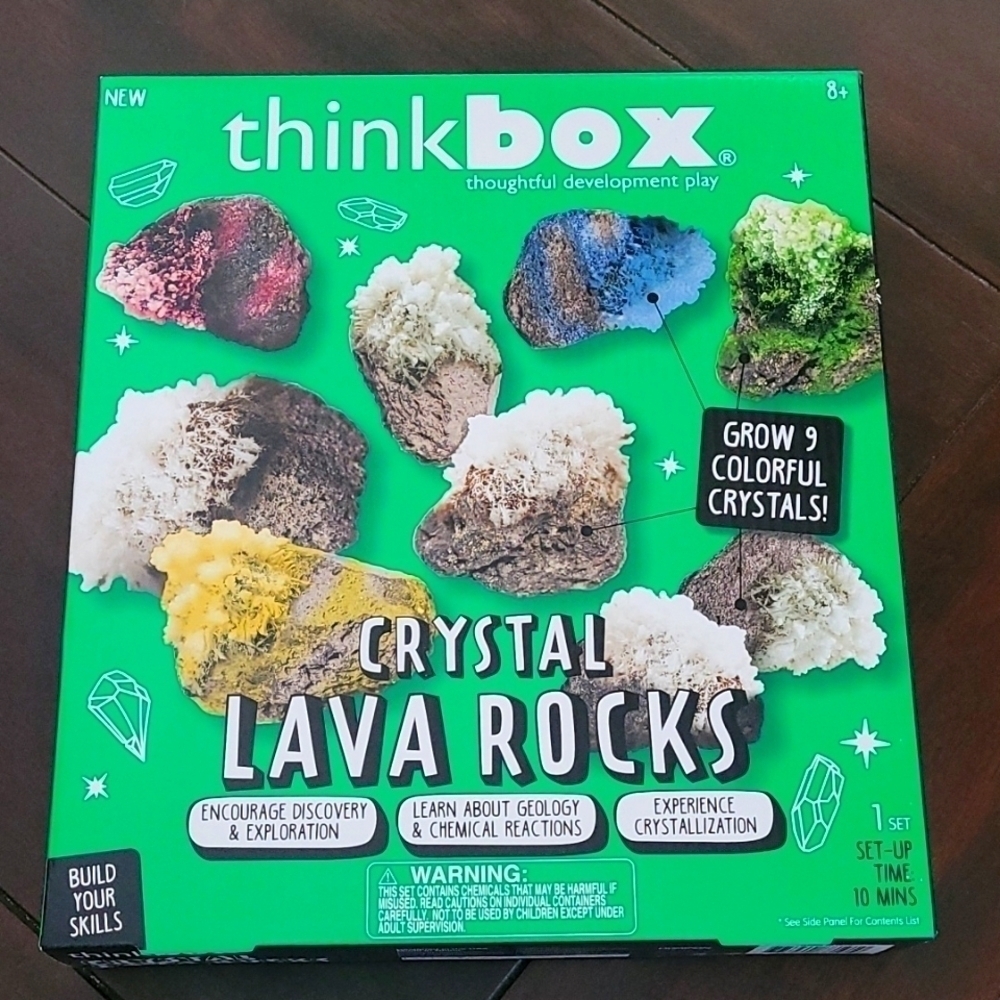 Lava Rock Crystal Thinkbox Rock Tray